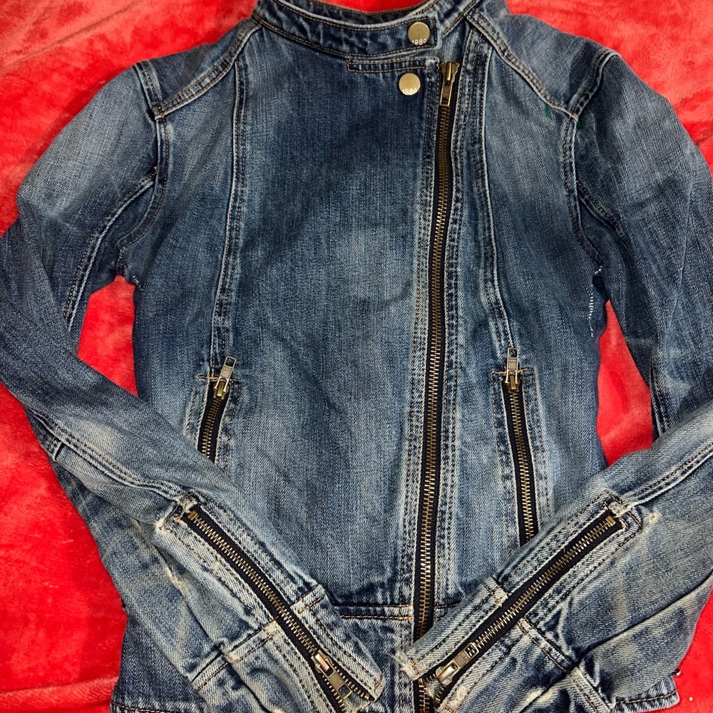Mortal cycle denim Jacket